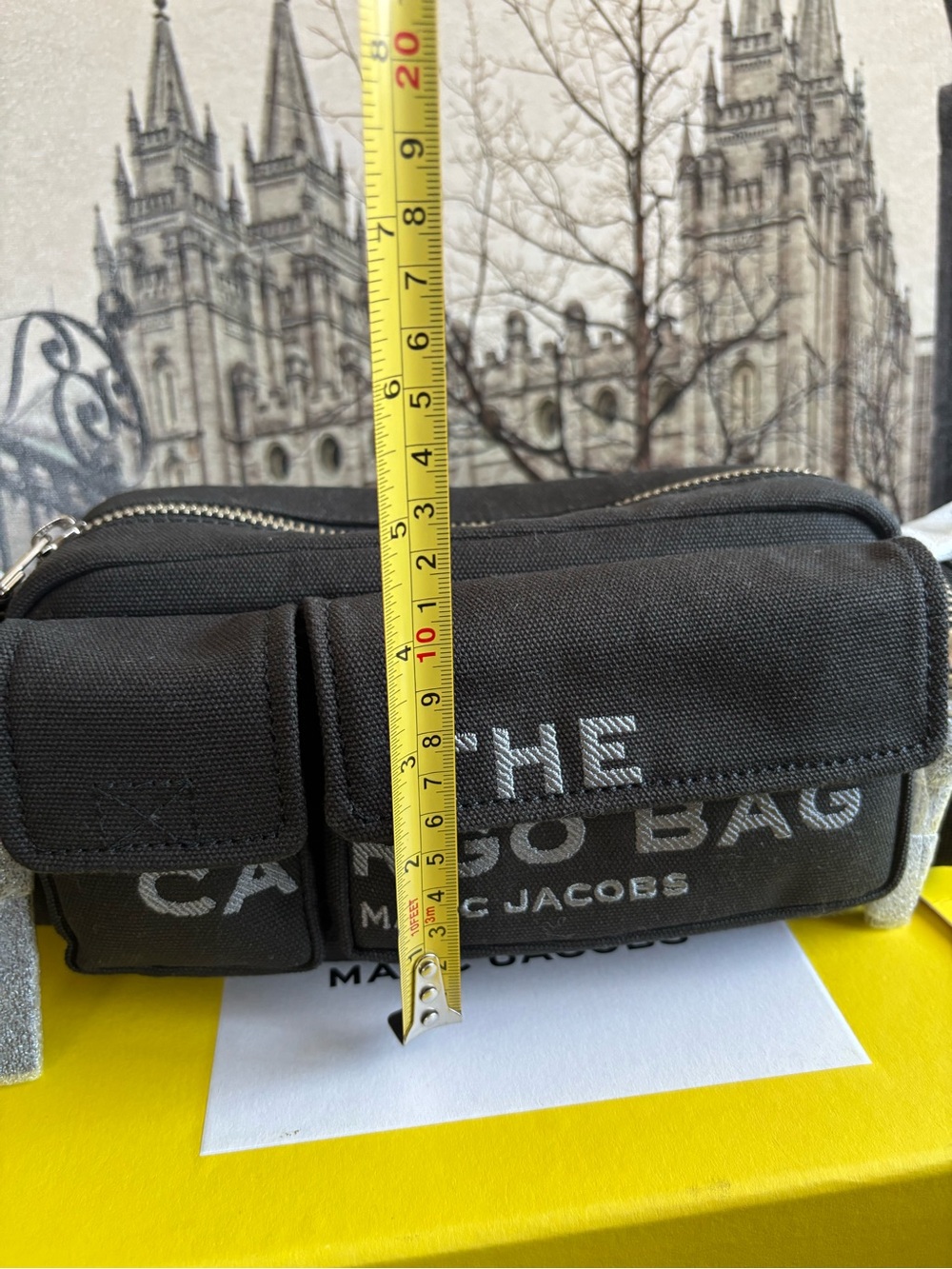 Marc Jacobs Black 'The Cargo Bag” Doble Strap - Picture 14 of 16